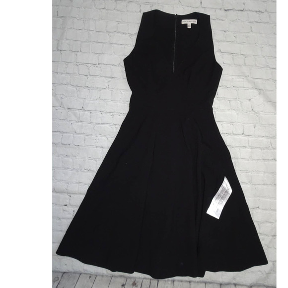 Dress the Population Dresses & Skirts - Dress the Population Catalina Solid Sleeveless Fit Flare Midi Dress Black Small